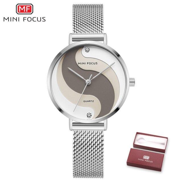 Ultra Thin Rose Gold Women Watches Fashion Analog Quartz Waterproof Wristwatches Elegant Round Design For Women Stevvex