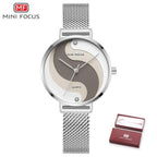 Ultra Thin Rose Gold Women Watches Fashion Analog Quartz Waterproof Wristwatches Elegant Round Design For Women Stevvex