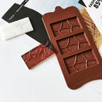 New Silicone Chocolate Mold Triangular Baking Tools Non-Stick Silicone Cake Mould Jelly Candy 3D Molds Kitchen Accessories Break Apart Chocolate Molds Silicone Deep Candy Bar Molds Silicone Shapes Stevvex