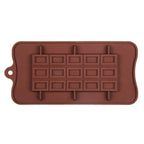 New Silicone Chocolate Mold Triangular Baking Tools Non-Stick Silicone Cake Mould Jelly Candy 3D Molds Kitchen Accessories Break Apart Chocolate Molds Silicone Deep Candy Bar Molds Silicone Shapes Stevvex