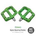 Ultralight Seal Bearings Bicycle Bike Pedals Cycling Nylon Road Pedals Flat Platform Bicycle Parts Accessories Mountain Bike Pedals Ultra Strong Machined Bicycle Flat Alloy Pedals Non-Slip Stevvex