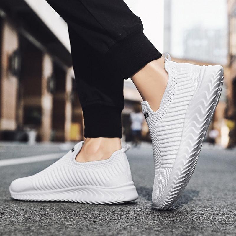 New Men Sneakers Light Fashion Casual Shoes Slip-On Comfortable Women Pink Couple Shoes Outdoor Walking Footwear Non-Slip Running Climbing Shoes Sneakers Stevvex