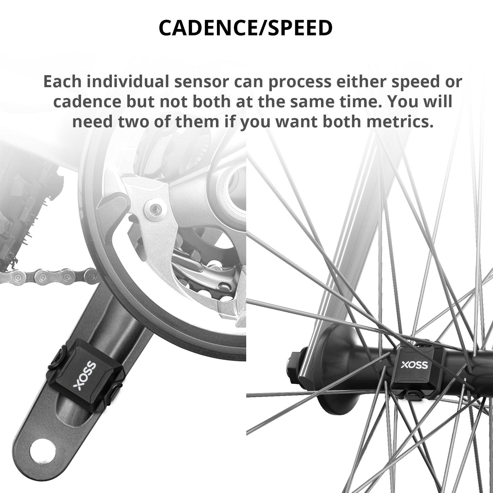 Speed Cadence Sensor Cycling Computer Speedometer ANT+ Bluetooth Road Bike Cycling Cadence Sensor Speedometer ANT+ Bluetooth Wireless With Cycling Computer Sport Watch Stevvex