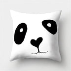 Black White Geometric Cushion Cover Pillowcase Sofa Cushions Decorative Pillow Covers Stripe Pattern Throw Pillow Case Daily Decorations Sofa Throw Pillow Case Cushion Covers Pillowcase Polyester Home Decor Pillow Cases 45x45CM Stevvex