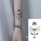 Luxury Different Waterproof Temporary Tattoo Sticker Snake Flower Fake Tattoo Body Art Adult Fashion Stickers For Womens Mens Stevvex