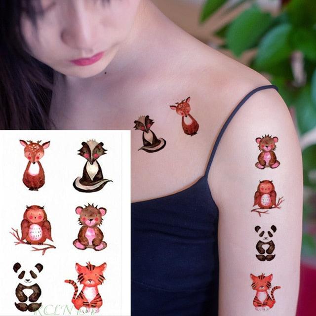 Luxury Different Waterproof Temporary Tattoo Sticker Snake Flower Fake Tattoo Body Art Adult Fashion Stickers For Womens Mens Stevvex