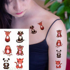 Luxury Different Waterproof Temporary Tattoo Sticker Snake Flower Fake Tattoo Body Art Adult Fashion Stickers For Womens Mens Stevvex