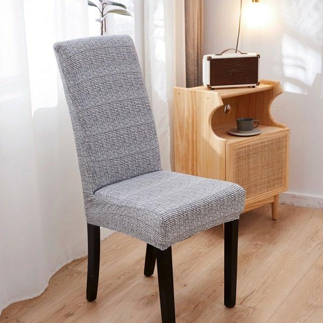 Printed Polyester Fabric Chair Cover Washable Chair Covers Seat Slipcovers Stretch Dining Seat Case For Home Stretch Removable Washable Dining Room Chair Protector Slipcovers/Home Decor Dining Room Seat Cover Multiple Styles Stevvex