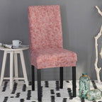 Printed Polyester Fabric Chair Cover Washable Chair Covers Seat Slipcovers Stretch Dining Seat Case For Home Stretch Removable Washable Dining Room Chair Protector Slipcovers/Home Decor Dining Room Seat Cover Multiple Styles Stevvex