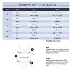 Push Up Bikini Set Swimsuits High Waist Swimwear Women Ribbed Bathing Suits Brazilian Bikinis Swimsuit for Women  Bottom Triangle Bikinis Top Bathing Suit Stevvex