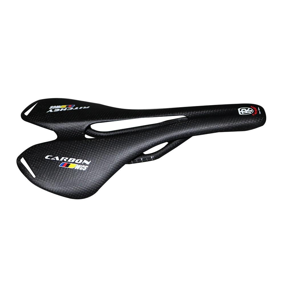 Mountain Saddle Full Carbon Fiber Bike Saddle Road Bike Seat Cushion Bicycle Seat Cushion Road Bike Saddle Lightweight Carbon Fiber Bike Saddle Comfortable Road Bike Seat Bicycle Accessories For Men Women Pneumatic Cycling Saddle Stevvex