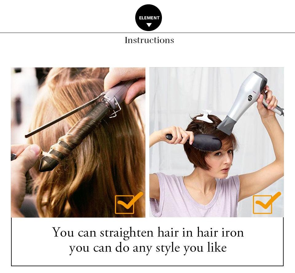 Long Honey Brown Synthetic Wigs with Side Bangs Natural Wave Wigs for Afro American Women Heat Resistant Cosplay Party Daily Use Wigs For Black Women Cosplay Wigs For Women Stevvex