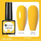 Fluorescent Gel Nail Polish Yellow Green High Quality Colors UV Strong Matte Effect Luxury Design For Girls and Women Stevvex