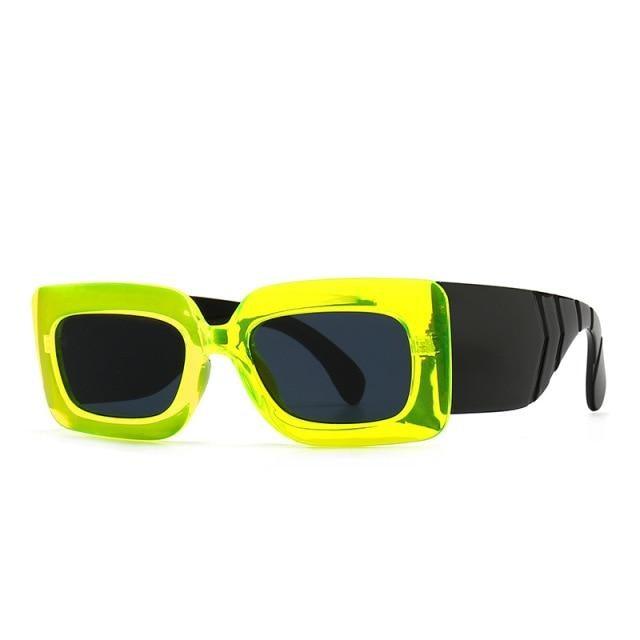 Oversized Square Sunglasses Classic Square Sunglasses For Men & Women Sun Glasses In Snake Pattern For Traveling Shades Female Stevvex