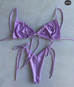 Low Waist Bikini Triangle Swimwear Female String Swimsuit Women Two Piece Swimsuit Swimwear Halter String Triangle Bikini Sets Women Print 2 Piece Suit Push Up Bathing Suit Swim Suit New Stevvex