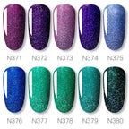 New Womens Fashion Gel Nail Polish UV LED Semi Permanent Matt Glossy Effect Luxury Manicure Design