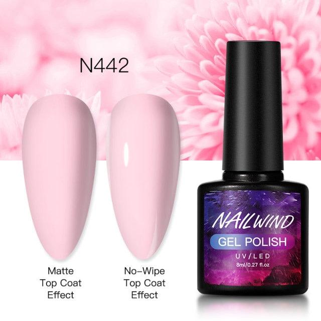 New Womens Fashion Gel Nail Polish UV LED Semi Permanent Matt Glossy Effect Luxury Manicure Design