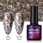 New Womens Fashion Gel Nail Polish UV LED Semi Permanent Matt Glossy Effect Luxury Manicure Design