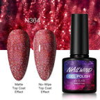 New Womens Fashion Gel Nail Polish UV LED Semi Permanent Matt Glossy Effect Luxury Manicure Design