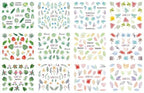 Pop Art Nail Stickers Sexy Girl Designs Comics Water Transfer Decals Manicure Lips Nail Art Decorations Slider Nail Art Stickers Decals Nail Art Supplies Valentines Day 3D Self-Adhesive Nail Decorations Accessories Women Girls Manicure Decorations