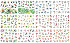 Pop Art Nail Stickers Sexy Girl Designs Comics Water Transfer Decals Manicure Lips Nail Art Decorations Slider Nail Art Stickers Decals Nail Art Supplies Valentines Day 3D Self-Adhesive Nail Decorations Accessories Women Girls Manicure Decorations