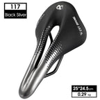 Leather Bike Saddle Road Bike Front Seat Cycling Saddles For Mens Breathable Hollow Cushion Bicycle Saddle Comfort Bike Saddle Ergonomic Waterproof Bicycle Seat For Road Bike Mountain Bike Seats Stevvex