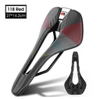 Leather Bike Saddle Road Bike Front Seat Cycling Saddles For Mens Breathable Hollow Cushion Bicycle Saddle Comfort Bike Saddle Ergonomic Waterproof Bicycle Seat For Road Bike Mountain Bike Seats Stevvex