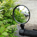 Bicycle Rearview Mirror Universal Handlebar Rearview Mirror 360 degree Rotate Rear View For Bike Bicycle Cycling Accessories Bicycle Rear Adjustable Rearview Mirror 360° Rotatable Rear-View Mirrors Handlebar Mounted Glass Mirror Universal Rearview Stevvex