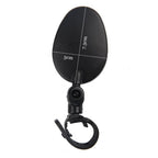 Bicycle Rearview Mirror Universal Handlebar Rearview Mirror 360 degree Rotate Rear View For Bike Bicycle Cycling Accessories Bicycle Rear Adjustable Rearview Mirror 360° Rotatable Rear-View Mirrors Handlebar Mounted Glass Mirror Universal Rearview Stevvex