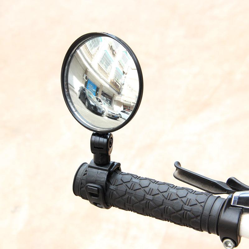Bicycle Rearview Mirror Universal Handlebar Rearview Mirror 360 degree Rotate Rear View For Bike Bicycle Cycling Accessories Bicycle Rear Adjustable Rearview Mirror 360° Rotatable Rear-View Mirrors Handlebar Mounted Glass Mirror Universal Rearview Stevvex