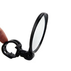Bicycle Rearview Mirror Universal Handlebar Rearview Mirror 360 degree Rotate Rear View For Bike Bicycle Cycling Accessories Bicycle Rear Adjustable Rearview Mirror 360° Rotatable Rear-View Mirrors Handlebar Mounted Glass Mirror Universal Rearview Stevvex