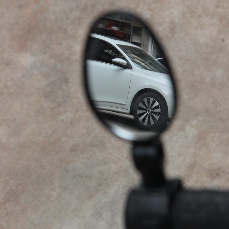 Bicycle Rearview Mirror Universal Handlebar Rearview Mirror 360 degree Rotate Rear View For Bike Bicycle Cycling Accessories Bicycle Rear Adjustable Rearview Mirror 360° Rotatable Rear-View Mirrors Handlebar Mounted Glass Mirror Universal Rearview Stevvex