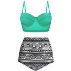 Women Swimsuits Vintage Push Up Polka Dot Plus Size Bathing Suits High Waist Bikini Underwire High Waist Swimsuit Bathing Suits Bikini Women Swimsuits Vintage Push Up Bathing Suits