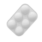Half Sphere Silicone Soap Molds Bakeware Cake Decorating Tools Pudding Jelly Chocolate Fondant Mould Ball Biscuit Baking Mould 6 Holes Silicone Mold Half Ball Sphere For Making Chocolate Cake Jelly Pudding Handmade Soap Stevvex