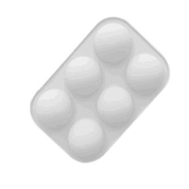 Half Sphere Silicone Soap Molds Bakeware Cake Decorating Tools Pudding Jelly Chocolate Fondant Mould Ball Biscuit Baking Mould 6 Holes Silicone Mold Half Ball Sphere For Making Chocolate Cake Jelly Pudding Handmade Soap Stevvex