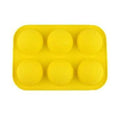 Half Sphere Silicone Soap Molds Bakeware Cake Decorating Tools Pudding Jelly Chocolate Fondant Mould Ball Biscuit Baking Mould 6 Holes Silicone Mold Half Ball Sphere For Making Chocolate Cake Jelly Pudding Handmade Soap Stevvex