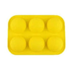 Half Sphere Silicone Soap Molds Bakeware Cake Decorating Tools Pudding Jelly Chocolate Fondant Mould Ball Biscuit Baking Mould 6 Holes Silicone Mold Half Ball Sphere For Making Chocolate Cake Jelly Pudding Handmade Soap Stevvex