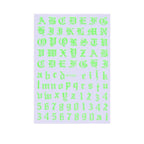 New Super Thin Self-Adhesive  Letter 3d Nail Decal Stickers Manicure Nail Art Decoration Accessories Holographic Old English Character Nail Self-Adhesive Sticker English Font Design Manicure Design Water Sliders Decorations Accessories Stevvex