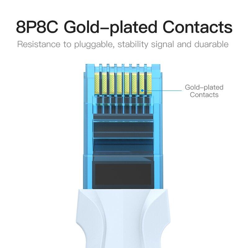 Elegant Cat5e Ethernet Cable UTP Lan Cable RJ45 Connectors Cat5 Network Ethernet LAN Cable Computer Router Cat5 Internet Cable Stevvex