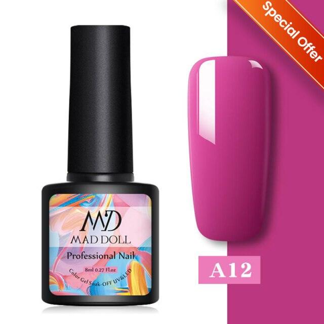 New 2022Fashion  Womens 3-layers Color Changing Gel Nail Polish Long Lasting UV Chameleon Popular Colorful Design For Womens and Girls Stevvex