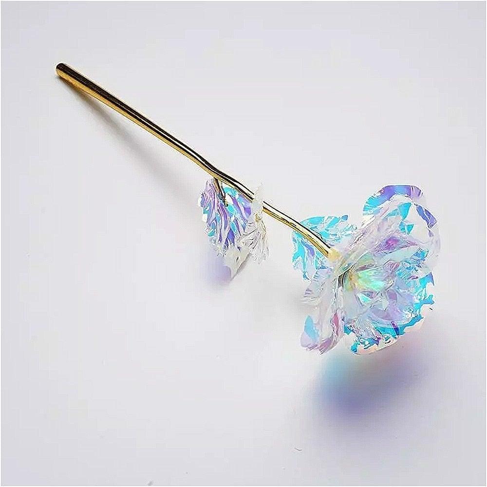 24k Aluminum Foil Lighting Rose Gift For Women Valentine's Day Mother's Day Birthday Thanksgiving Day Christmas Wedding Anniversary Stevvex