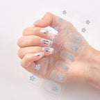 Glitter Series Shiny Manicure Decoration Designed Nail Art Stickers Nail Decoration Nail Wraps Shiny Tattoos Kids Nails Art Decoration Nail Strips Shiny French Tip Guides Stickers French Nail Stickers Form Fringe Guides Stevvex