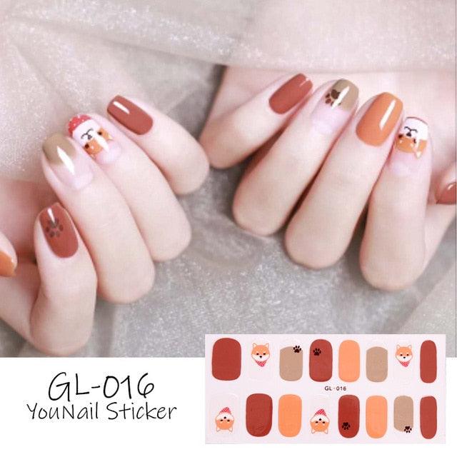 Glitter Series Shiny Manicure Decoration Designed Nail Art Stickers Nail Decoration Nail Wraps Shiny Tattoos Kids Nails Art Decoration Nail Strips Shiny French Tip Guides Stickers French Nail Stickers Form Fringe Guides Stevvex