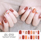 Glitter Series Shiny Manicure Decoration Designed Nail Art Stickers Nail Decoration Nail Wraps Shiny Tattoos Kids Nails Art Decoration Nail Strips Shiny French Tip Guides Stickers French Nail Stickers Form Fringe Guides Stevvex