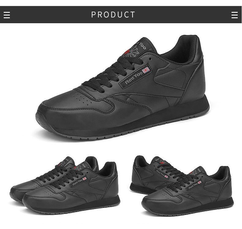 Autumn Womens Mens Sneakers Black Fashion Vulcanized Shoes Lace-up Casual Flats Light Couple Fashion Sneakers Breathable Casual Comfortable Lightweight Sneakers Stevvex