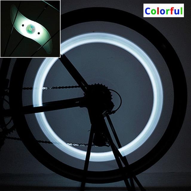 Bike Spoke Light Bicycle Wire Tyre Silicone LED Cycling Wheel Wire Warning Glowing Lamp Ultra Bright Waterproof Bicycle Spoke Lights Cycling Decoration Safety Warning Tire Strip Light Stevvex