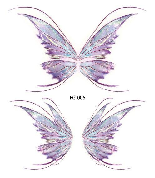 1 Pc Butterfly 3D Temporary Tattoo 52 Style Waterproof Butterfly Tattoos Stickers Temporary Colorful Design For Womens Stevvex
