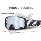 Outdoor Sports Cycling Motorcycle Motorbike Goggles Dust Proof UV 400 - SJB-DIAMOND ELITES