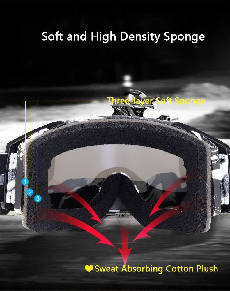 Outdoor Sports Cycling Motorcycle Motorbike Goggles Dust Proof UV 400 - SJB-DIAMOND ELITES
