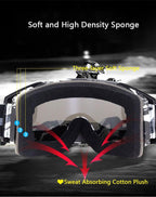 Outdoor Sports Cycling Motorcycle Motorbike Goggles Dust Proof UV 400 - SJB-DIAMOND ELITES